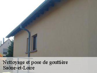 Nettoyage et pose de gouttière Saône-et-Loire 