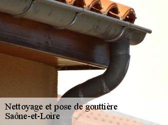 Nettoyage et pose de gouttière Saône-et-Loire 