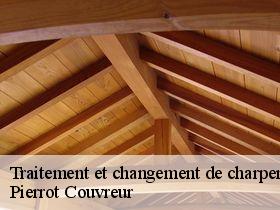 Traitement et changement de charpente  vaudebarrier-71120 Pierrot Couvreur