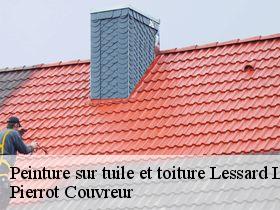 Peinture sur tuile et toiture lessard-le-national-71530 Pierrot Couvreur