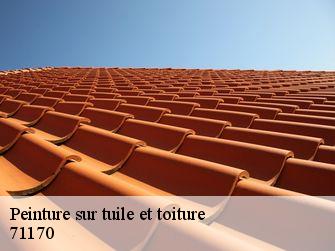 Peinture sur tuile et toiture  71170