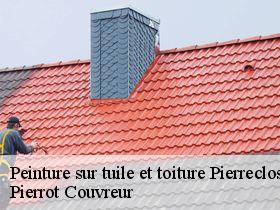 Peinture sur tuile et toiture  pierreclos-71960 Pierrot Couvreur