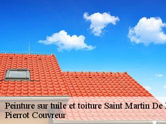Peinture sur tuile et toiture 71740